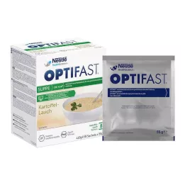 OPTIFAST Sopa de papa y puerro en polvo, 8 x 55 g