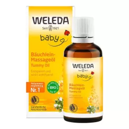 WELEDA Aceite de masaje para la barriguita del bebé, 50 ml