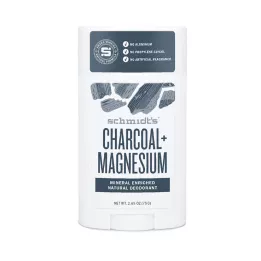 SCHMIDTS Desodorante en barra Signature Charcoal &amp; Magnesio, 75 g