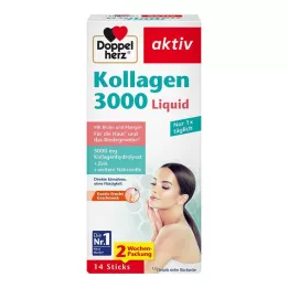 DOPPELHERZ Collagen 3000 barras líquidas, 14 uds