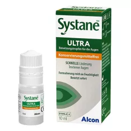 SYSTANE ULTRA Agente humectante para párpados sin conservante, 10 ml