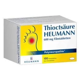 Ácido tióctico Heumann 600 mg comprimidos recubiertos con película (100 piezas)