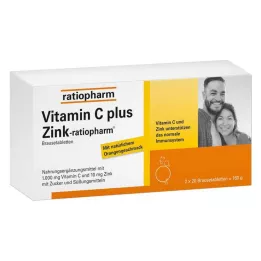 VITAMIN C PLUS Comprimidos efervescentes de zinc-ratiopharm, 40 uds