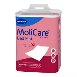MOLICARE Mat de cama premium 7 gotas 60x90 cm, 30 pz