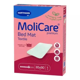 MOLICARE Colchoneta textil premium para cama 7 gotas 85 x 90 cm, 1 unidad