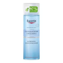EUCERIN Tónico facial clarificante DermatoCLEAN Hyaluron, 200 ml
