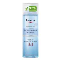 Eucerin Dermatoclean Hyaluron Micelle Limpieza Fluido 3IN1, 200 ml