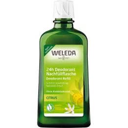 WELEDA Botella de recarga de desodorante de citrus 24h, 200 ml