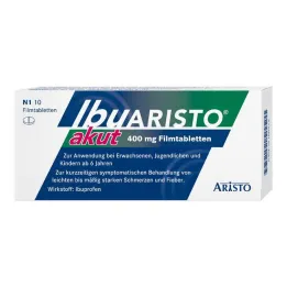 IbuAristo agudo 400 mg tabletas recubiertas de película de ibuprofeno, 10 st