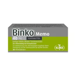 BINKO Memo 40 mg de tabletas recubiertas, 30 pz
