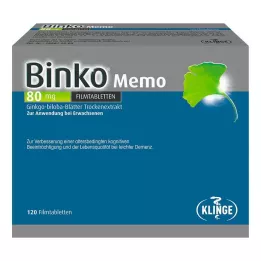 BINKO Memo 80 mg de tabletas recubiertas, 120 pz