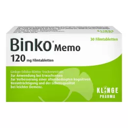 BINKO Memo 120 mg comprimidos recubiertos con película, 30 uds