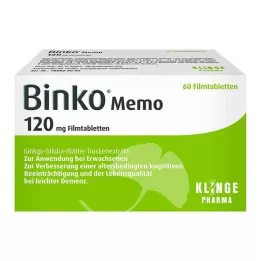 BINKO Memo 120 mg comprimidos recubiertos con película, 60 uds