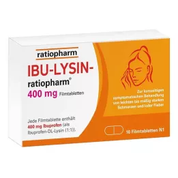IBU-LYSIN-ratiopharm 400 mg comprimidos recubiertos con película, 10 uds
