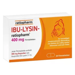 IBU-LYSIN-Ratiopharm 400 mg comprimidos recubiertos con película, 20 uds