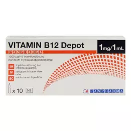 VITAMIN B12 DEPOT PANPHARMA 1000 μg/ml inyectable, 10 x 1 ml