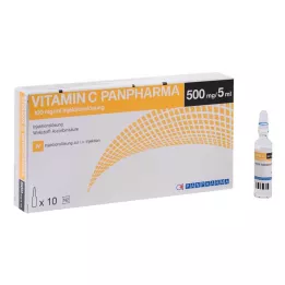 VITAMIN C PANPHARMA Solución inyectable de 100 mg/ml, 10X5 ml