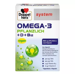 DOPPELHERZ Cápsulas del sistema Omega-3 de origen vegetal, 120 uds