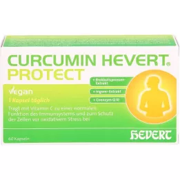 CURCUMIN HEVERT Cápsulas protectoras, 60 uds