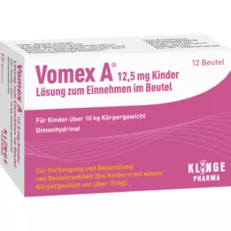 VOMEX A 12.5 mg de niños LSG.Z. Aceptar en la bolsa, 12 pz