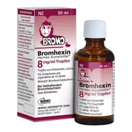 BROMHEXIN Hermes Arzneimittel 8 mg/ml gotas, 50 ml