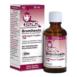 BROMHEXIN Hermes Arzneimittel 12 mg/ml gotas, 50 ml