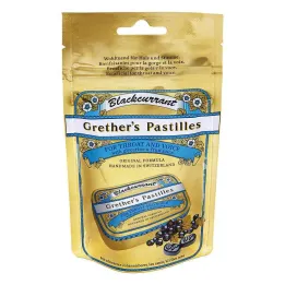 Recambio para bolsa de pastilla azucarada Blackcurrant Gold de Grethers (100 g)