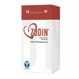ZODIN Omega-3 1.000 mg cápsulas blandas, 28 uds