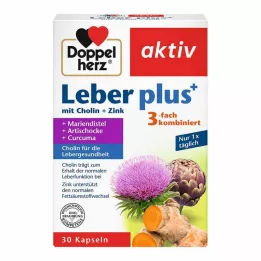 DOPPELHERZ Cápsulas de hígado plus con colina y zinc, 30 uds