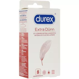DUREX Condones extra finos, 8 piezas