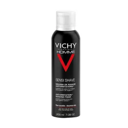 VICHY HOMME Espuma de afeitar antiirritaciones cutáneas, 200 ml