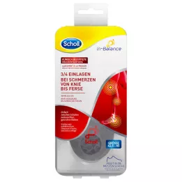 SCHOLL 3/4 Inserta el talón-u. Dolor en la rodilla 42.5-45, 1x2 pz