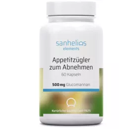 SANHELIOS Cápsulas supresoras del apetito para bajar de peso, 60 uds