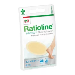 RATIOLINE Apósito protector para blísteres, 4,2 x 6,8 cm, 5 uds