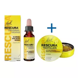 BACHBLÜTEN Gotas Rescura originales sin alcohol, 10 ml