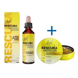 BACHBLÜTEN Gotas Rescura originales sin alcohol, 20 ml