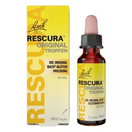 BACHBLÜTEN Gotas Rescura originales con alcohol, 10 ml