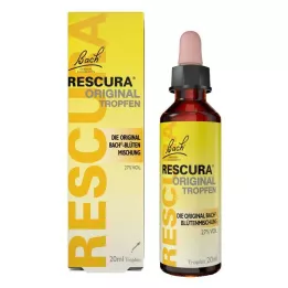BACHBLÜTEN Gotas Rescura originales con alcohol, 20 ml