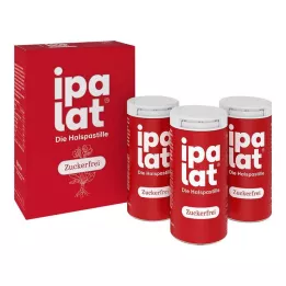 IPALAT Pastillas para la garganta sin azúcar, 120 uds