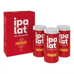 IPALAT Pastillas para la garganta suaves con miel, sin mentol y sin azúcar, 120 uds