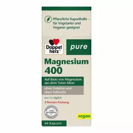 DOPPELHERZ Magnesio 400 puro cápsulas, 60 uds