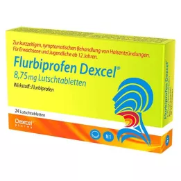 FLURBIPROFEN Pastillas Dexcel 8,75 mg, 24 uds
