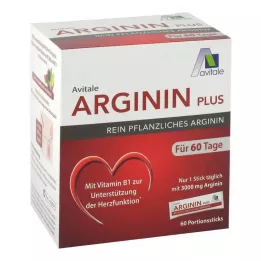 ARGININ PLUS Vitamina B1+B6+B12+Ácido Fólico en barritas, 60 x 5,9 g