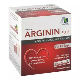 ARGININ PLUS Vitamina B1+B6+B12+Ácido Fólico en barritas, 90 x 5,9 g