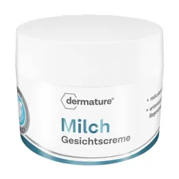 Crema facial de leche dermature, 50 ml