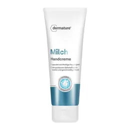 Crema de manos de leche dermature, 75 ml