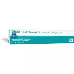 DICLO - 1 A Pharma Gel de dolor 10 mg / g gel, 50 g