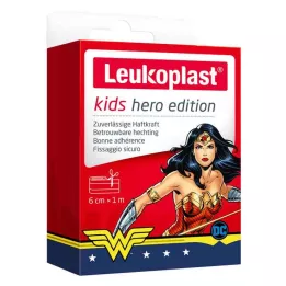 LEUKOPLAST Yeso infantil Hero Wonder Woman 6 cmx1m, 1 ud
