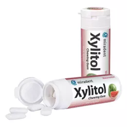 MIRADENT Chicle de sandía con xilitol, 30 uds