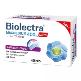 BIOLECTRA Magnesio 400 mg ultra 3-Phase Depot, 30 uds